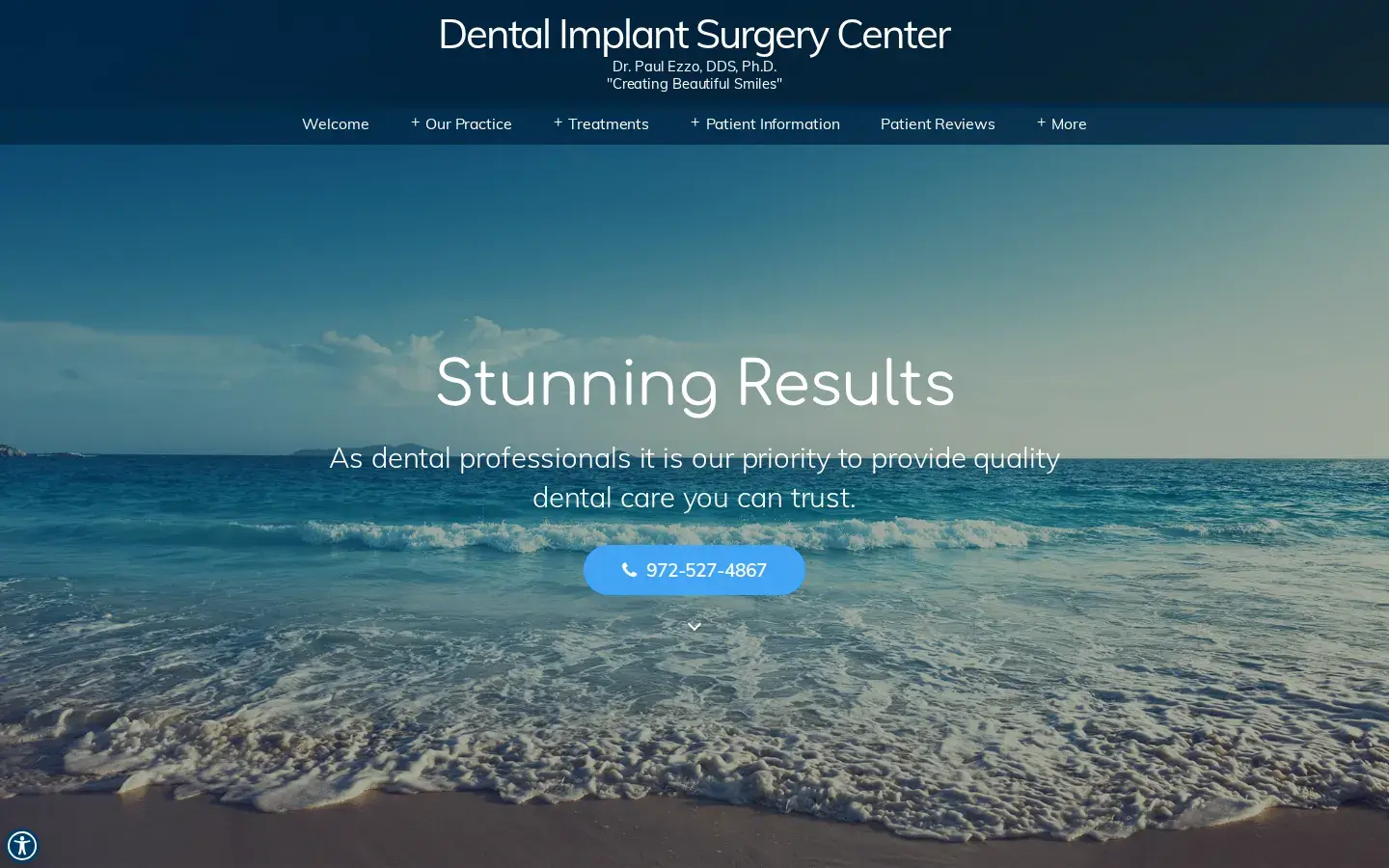 Homepage preview of Dr. Paul Ezzo, DDS