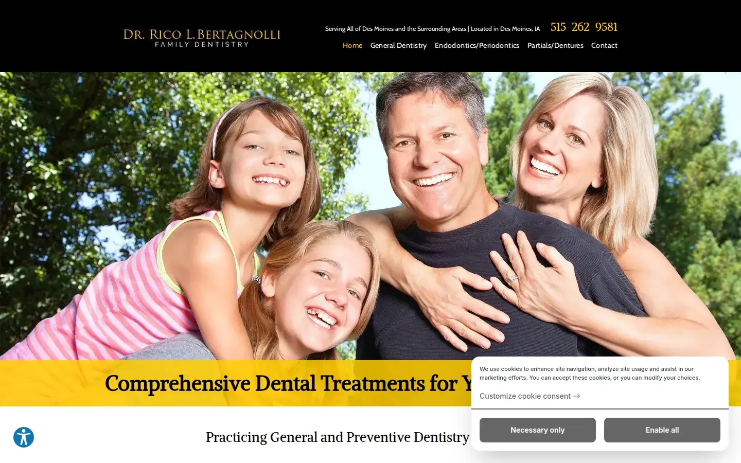 Homepage preview of Dr. Rico Bertagnolli