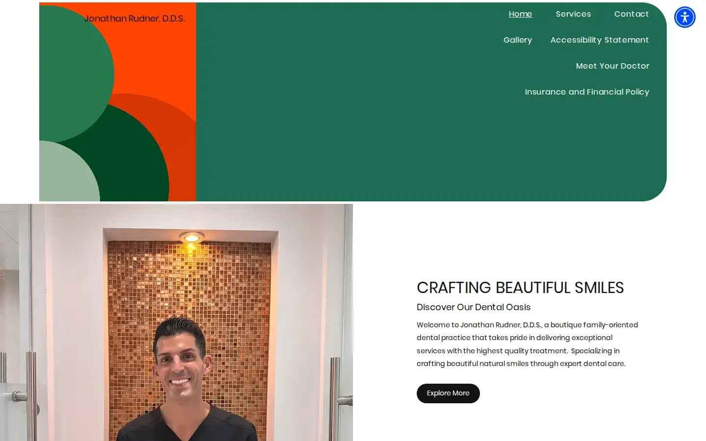 Homepage preview of Dr. Sean Kutlay D.D.S.