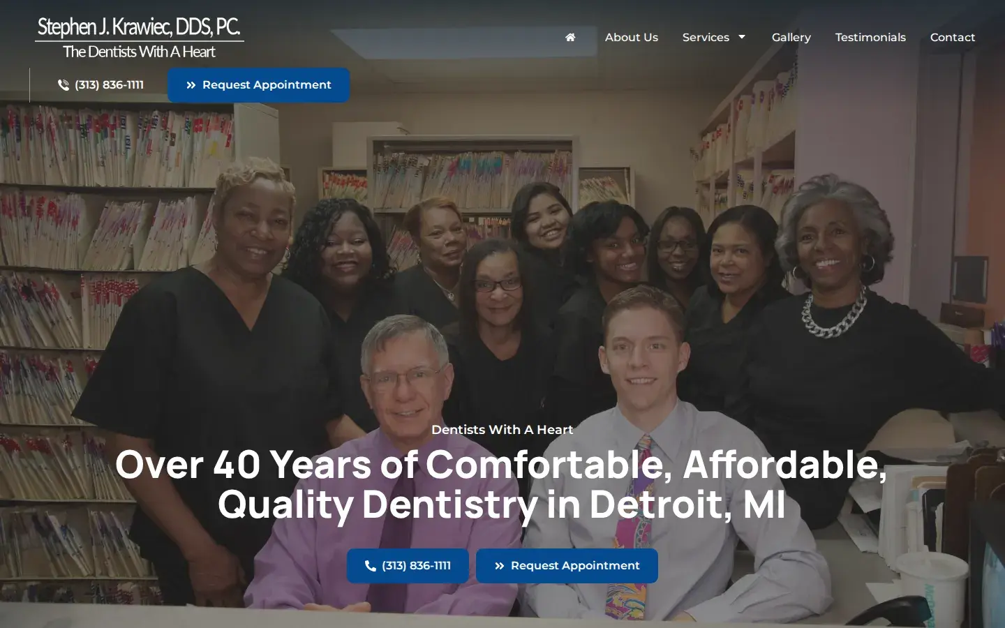 Homepage preview of Dr. Stephen J. Krawiec, DDS