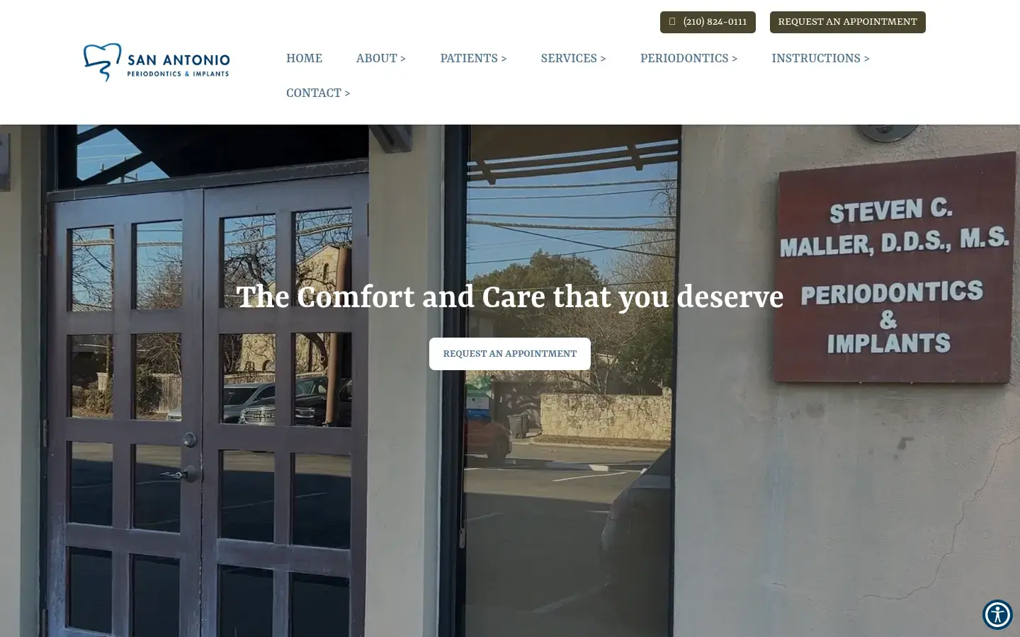 Homepage preview of Dr. Steven C. Maller, DDS, MS, PC
