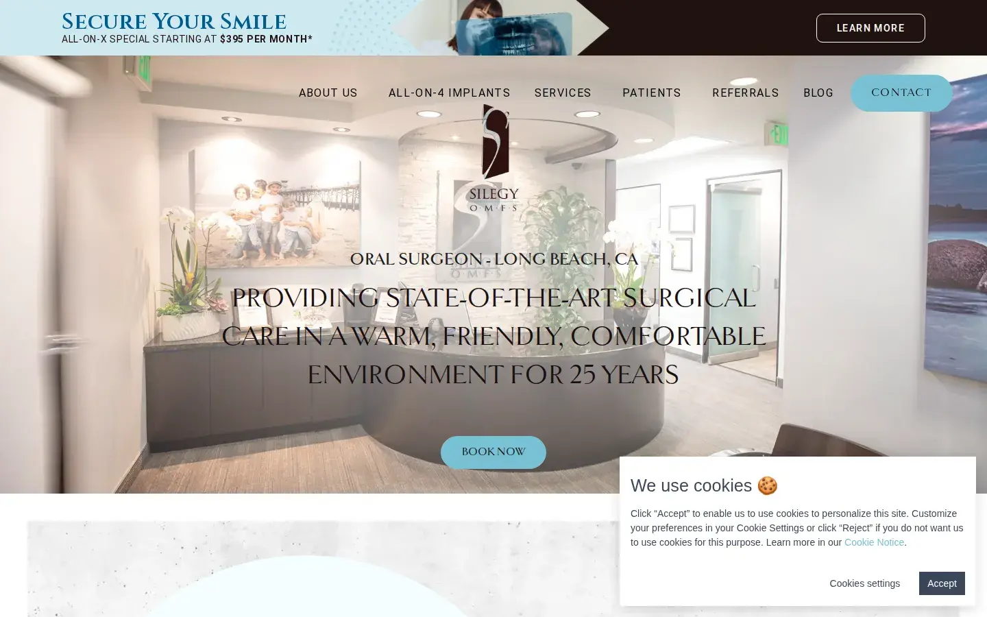 Homepage preview of Dr. Tim Silegy, DDS