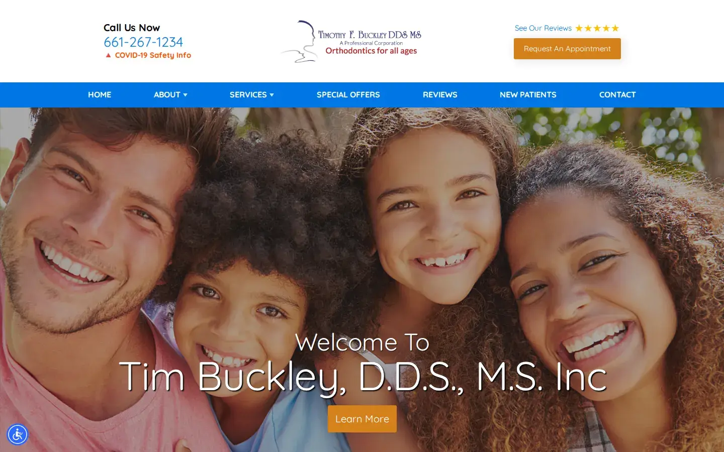 Homepage preview of Dr. Timothy F. Buckley, DDS