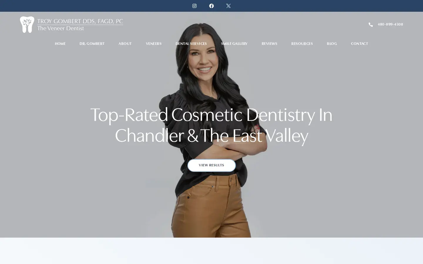 Homepage preview of Dr. Troy Gombert