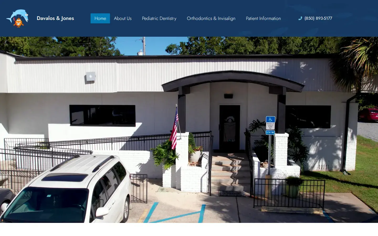Homepage preview of Drs. Davalos & Jones