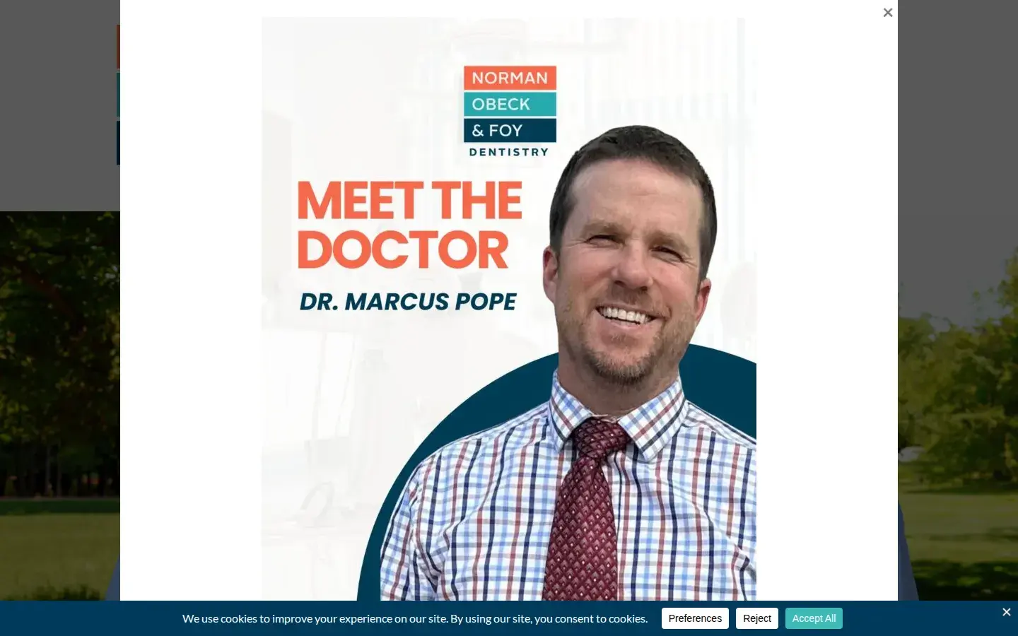 Homepage preview of Drs. Norman, Obeck and Foy Dentistry