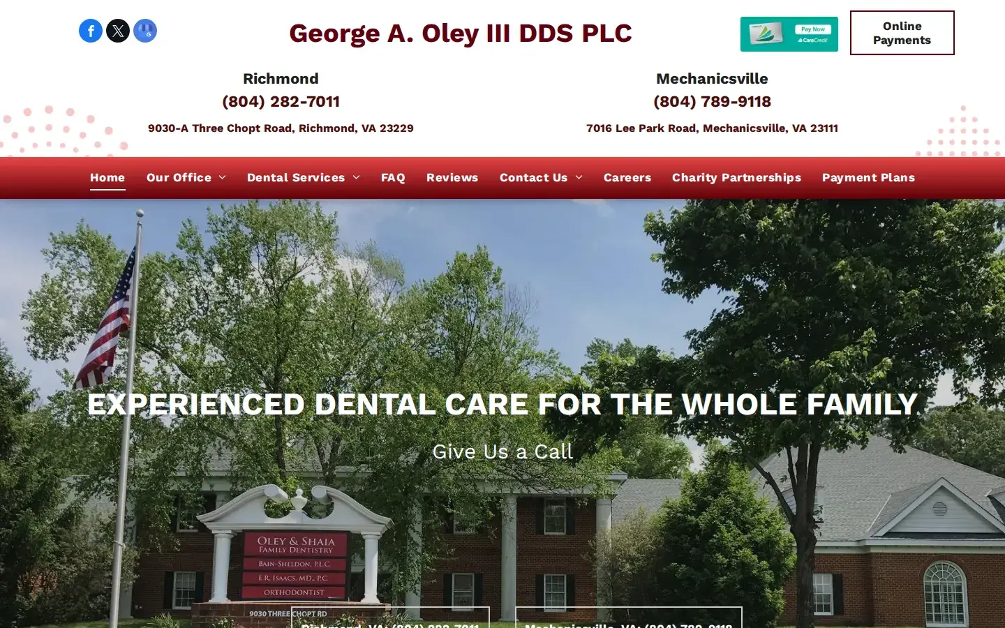 Homepage preview of Drs Oley, Shaia & Assoc.