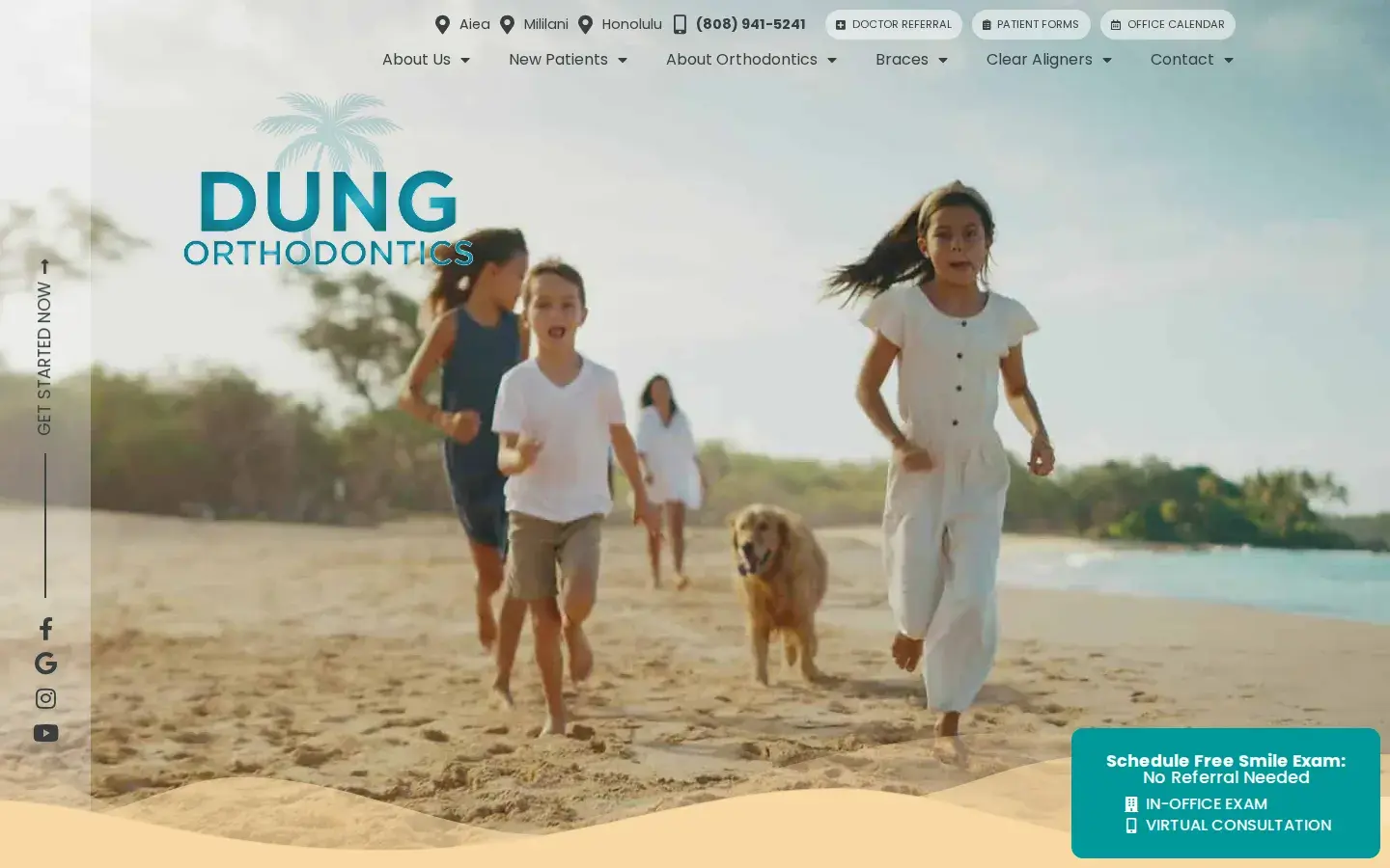 Homepage preview of Dung Orthodontics