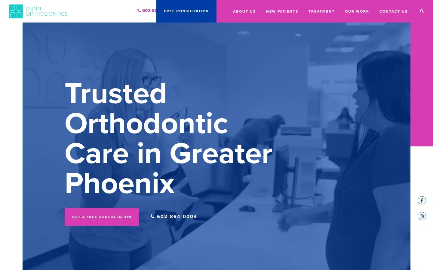 Homepage preview of Dunn Orthodontics