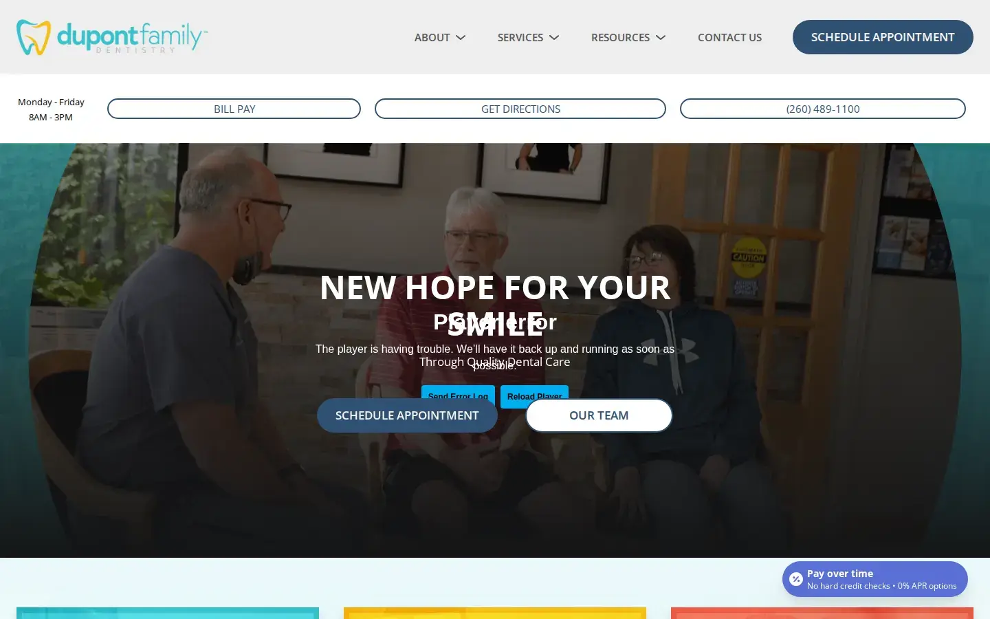 Homepage preview of Dupont Family Dentistry: Diehl David M DDS