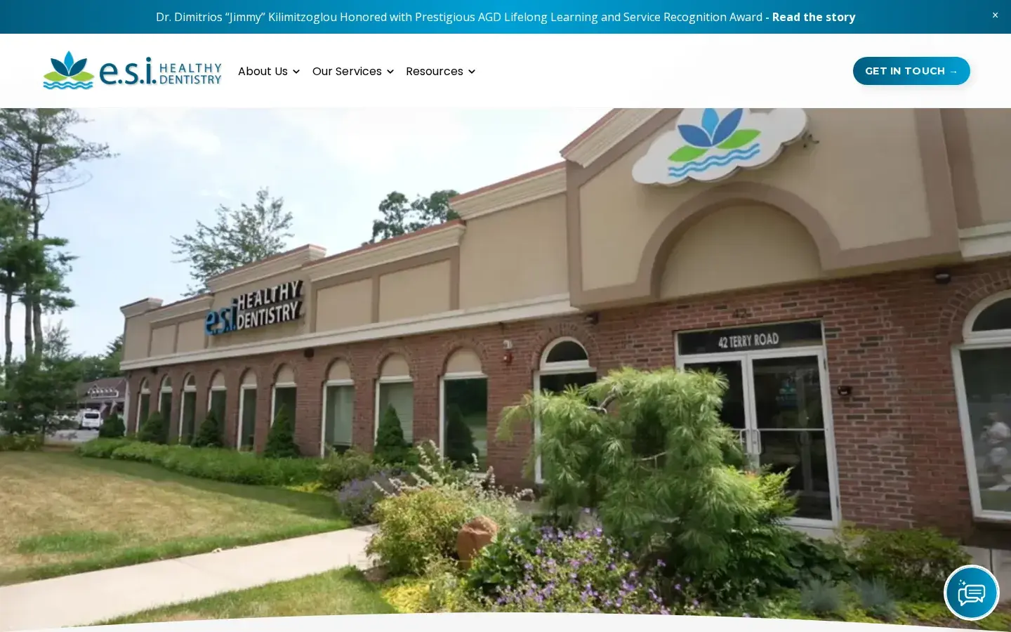 Homepage preview of E.S.I. Healthy Dentistry