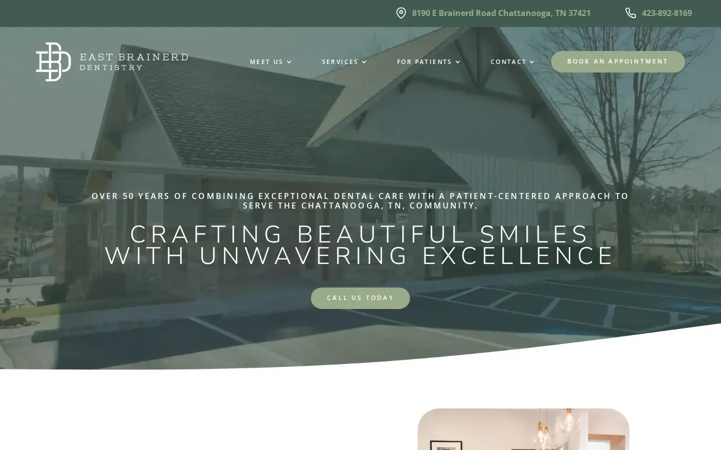 Homepage preview of East Brainerd Dentistry