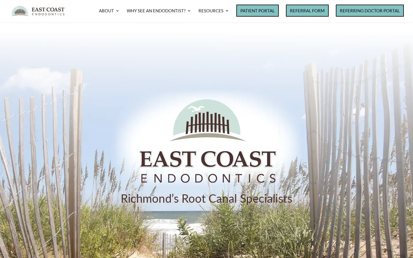 Homepage preview of East Coast Endodontics