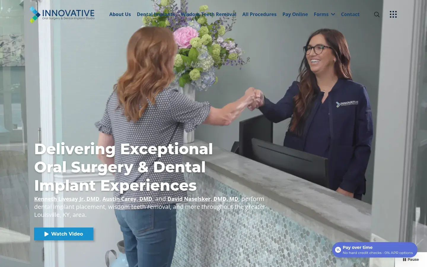 Homepage preview of East Louisville Oral Surgery