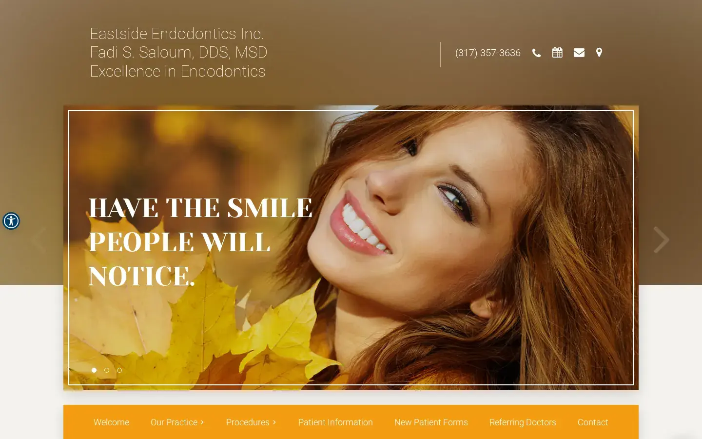 Homepage preview of Eastside Endodontics Inc