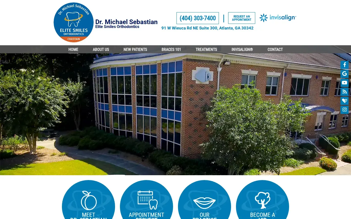Homepage preview of Elite Smiles Chastain