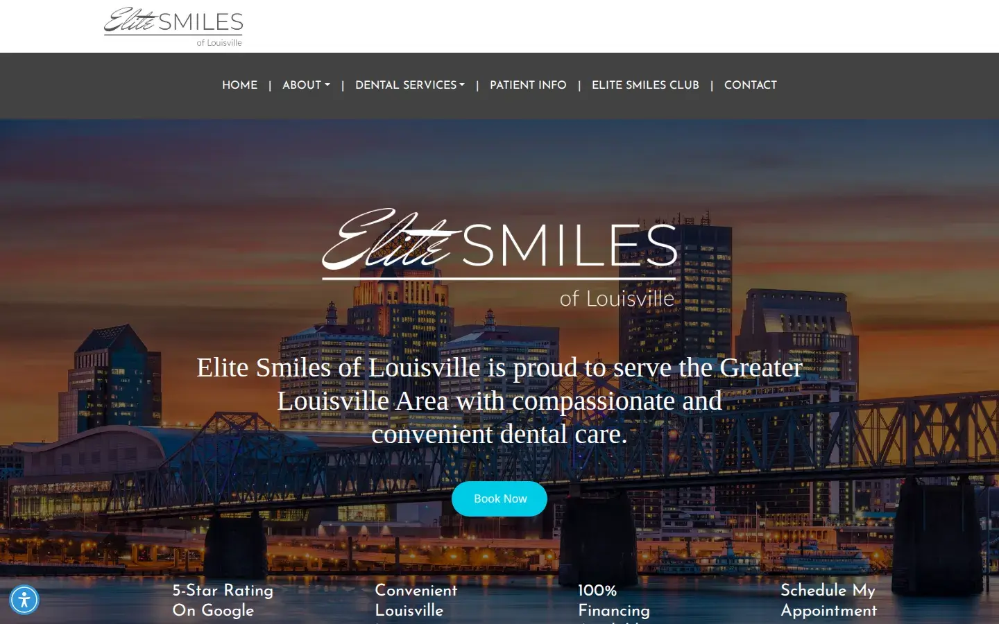Homepage preview of Elite Smiles