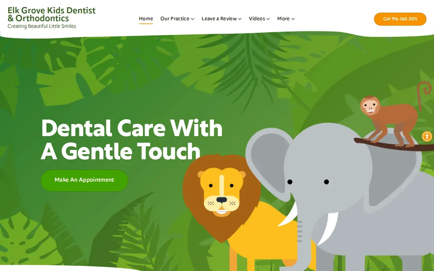 Homepage preview of Elk Grove Kids Dentist & Orthodontics