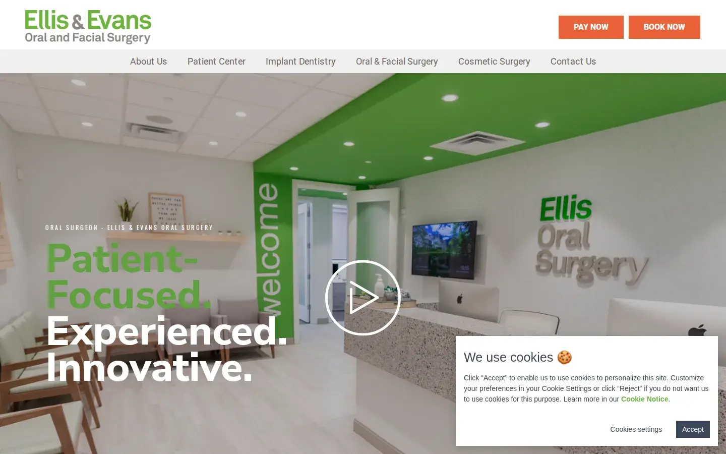 Homepage preview of Ellis Oral Surgery