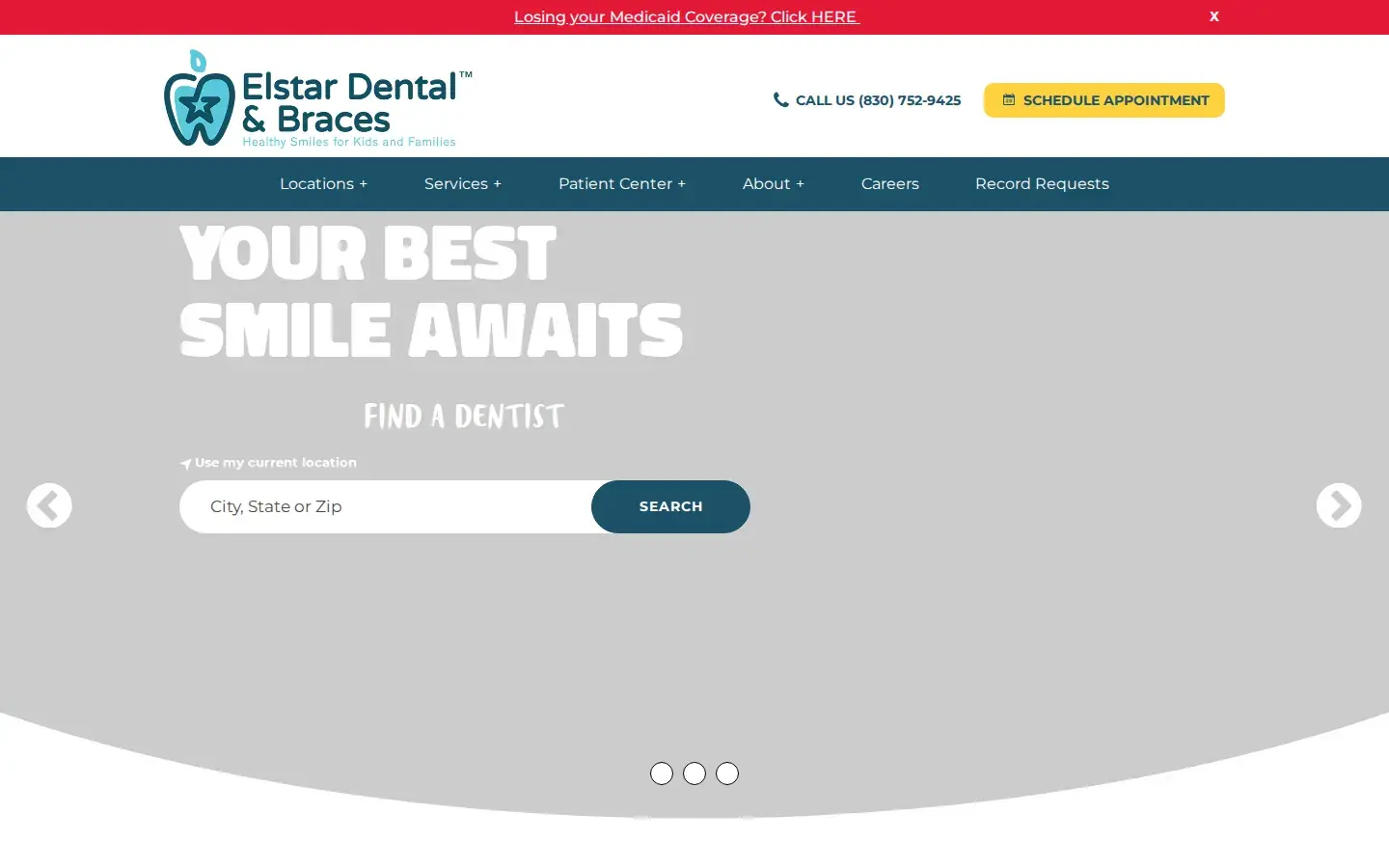 Homepage preview of Elstar Dental