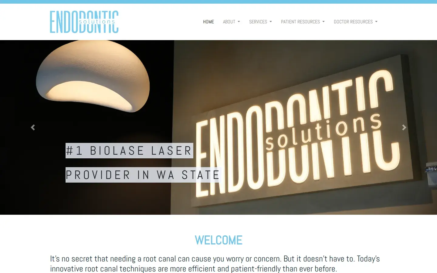 Homepage preview of Endodontic Solutions