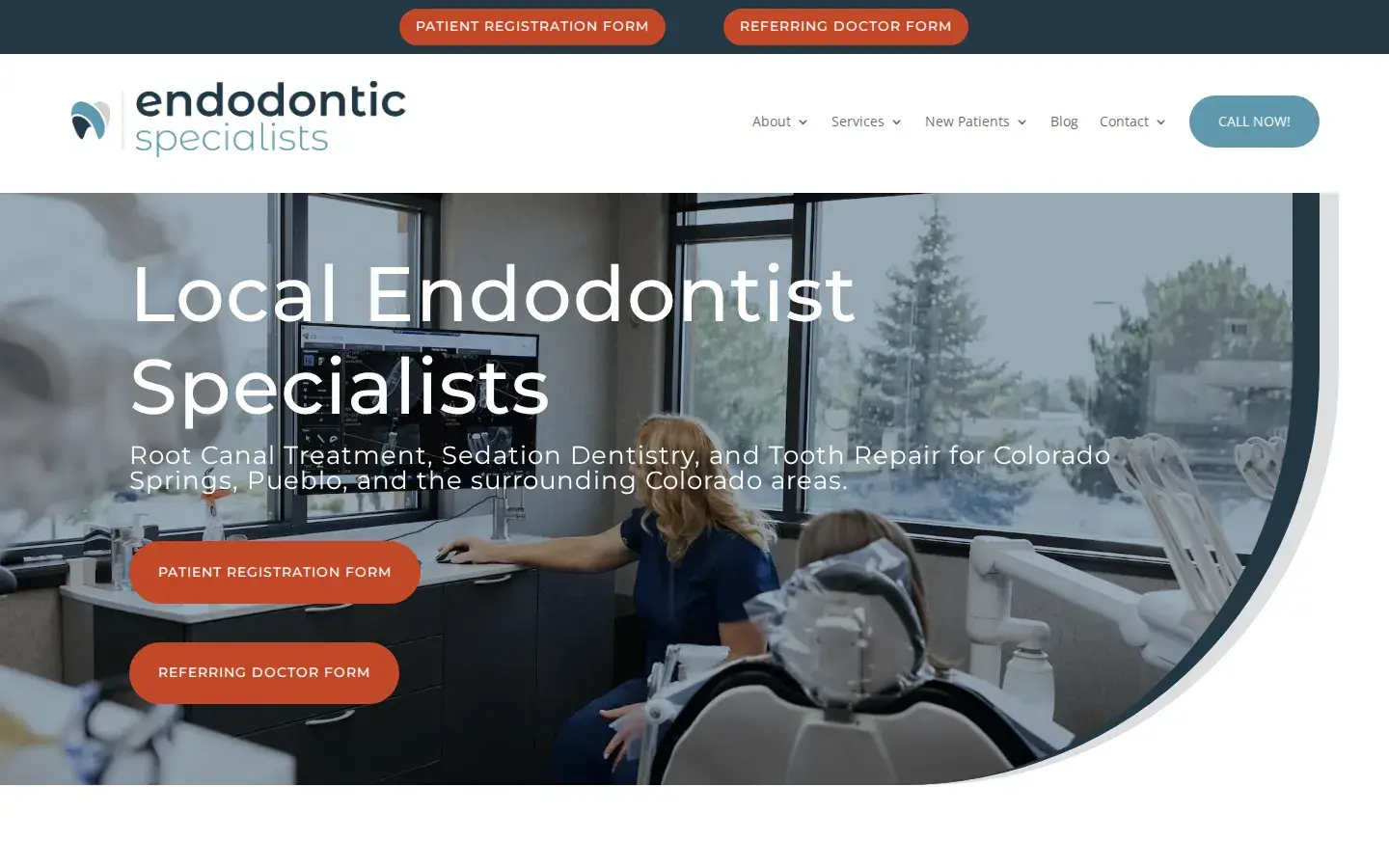 Homepage preview of Endodontic Specialists of Colorado, P.C.