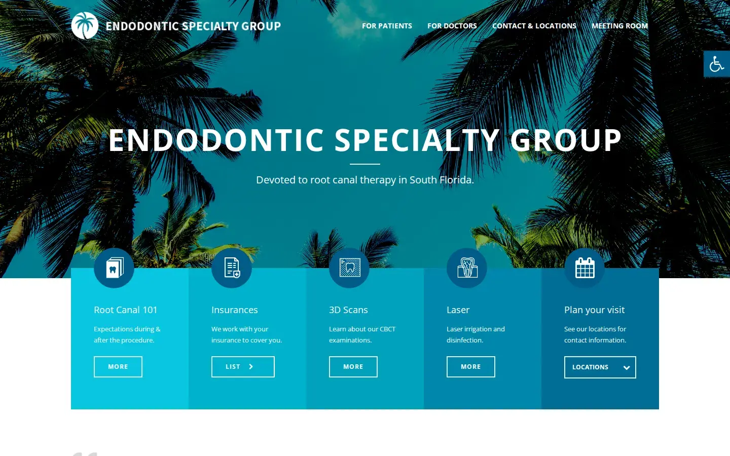 Homepage preview of Endodontic Specialty Group