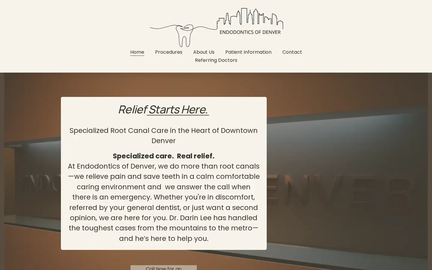 Homepage preview of Endodontics of Denver (Jeremy Kott, DDS, PC)