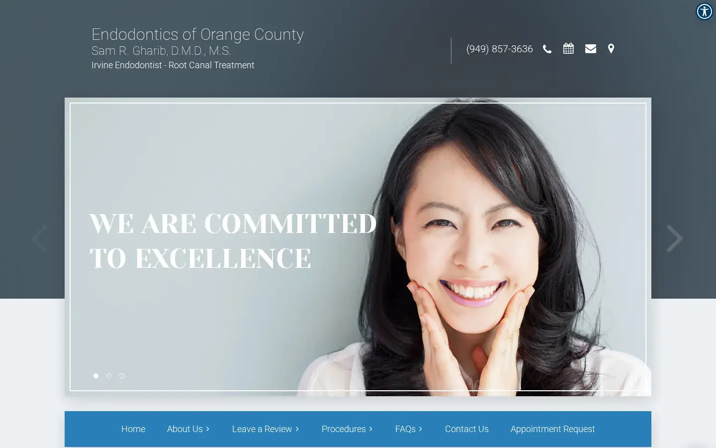 Homepage preview of Endodontics of Orange County