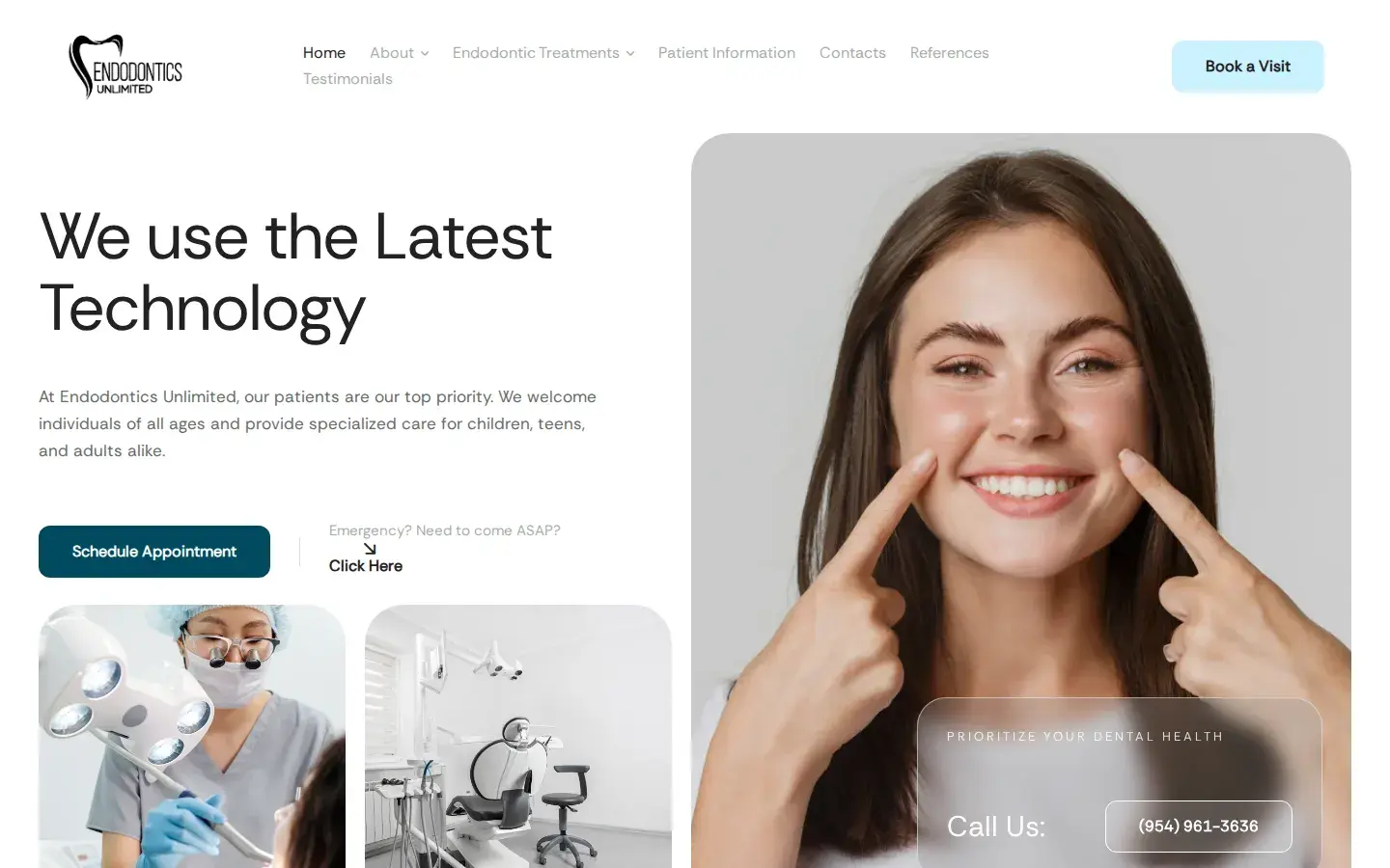 Homepage preview of Endodontics Unlimited
