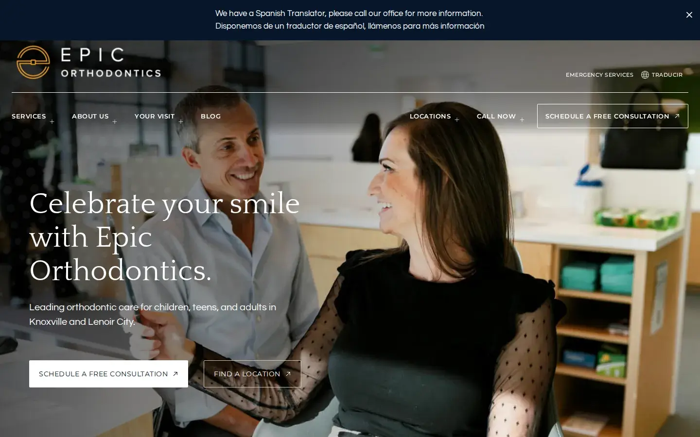 Homepage preview of Epic Orthodontics
