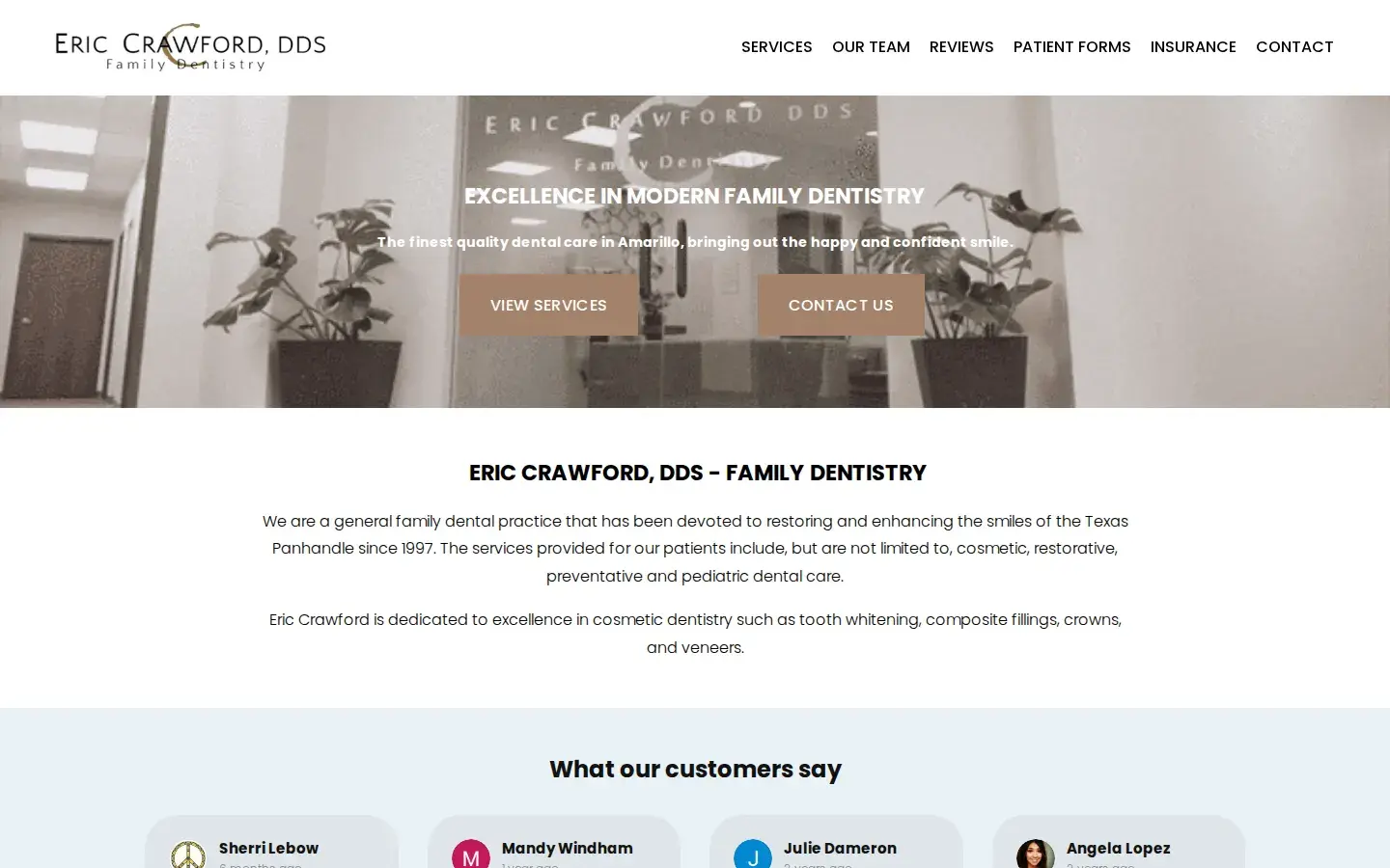 Homepage preview of Eric Crawford, DDS Family Dentistry