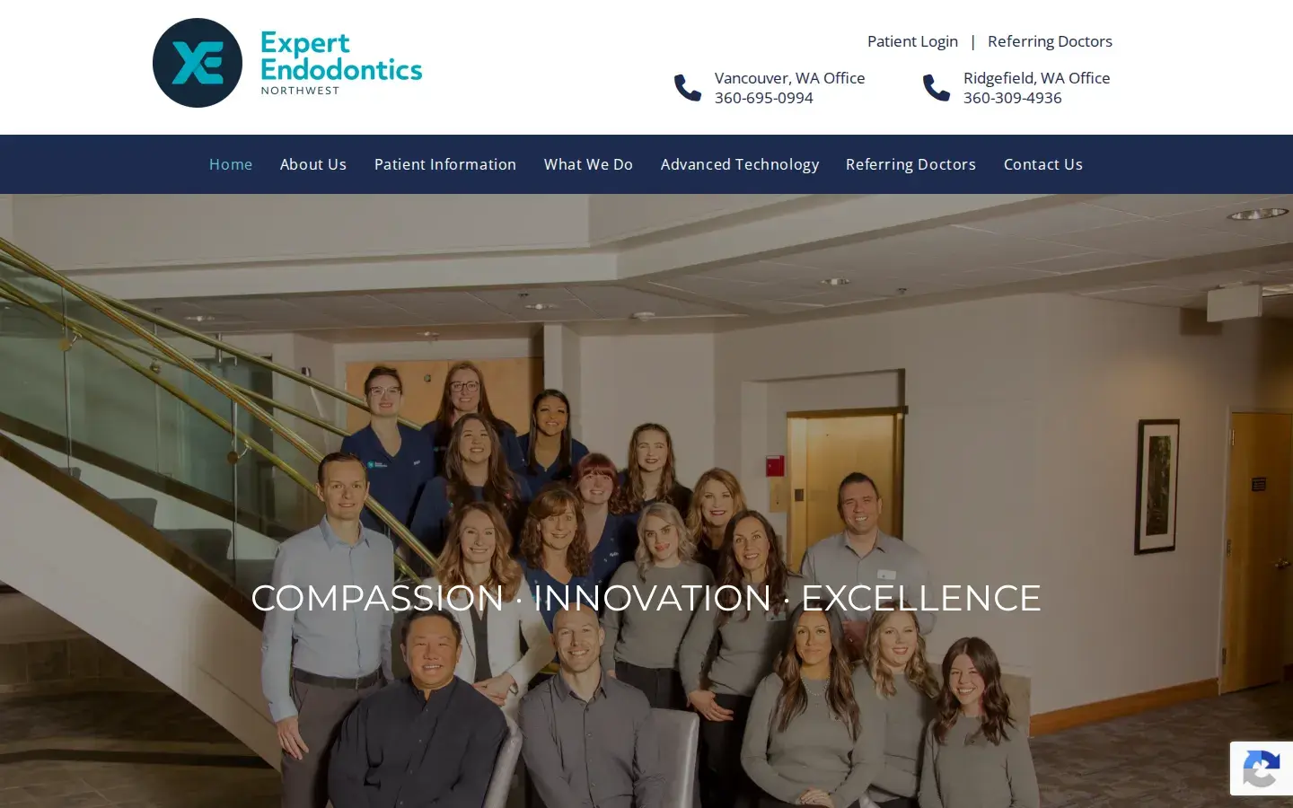 Homepage preview of Expert Endodontics Northwest