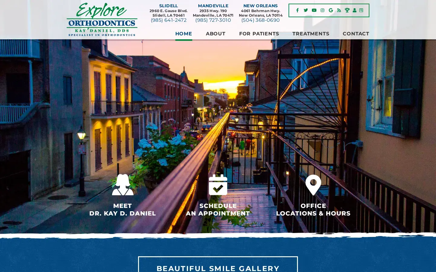 Homepage preview of Explore Orthodontics