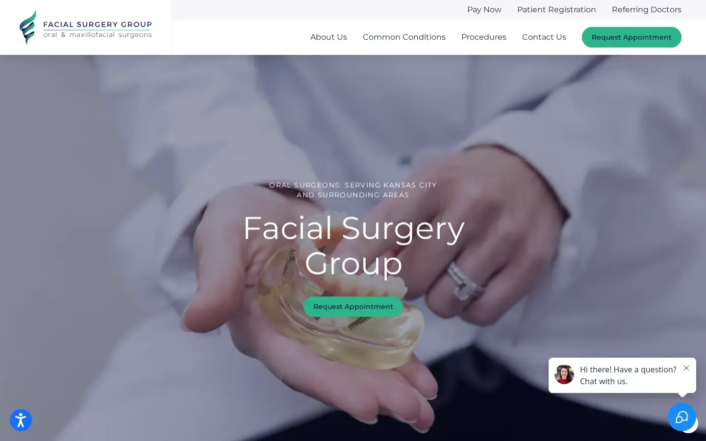 Homepage preview of Facial Surgery Group