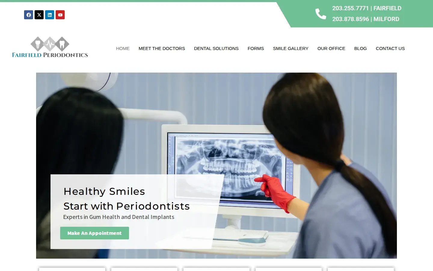 Homepage preview of Fairfield Periodontics, LLC