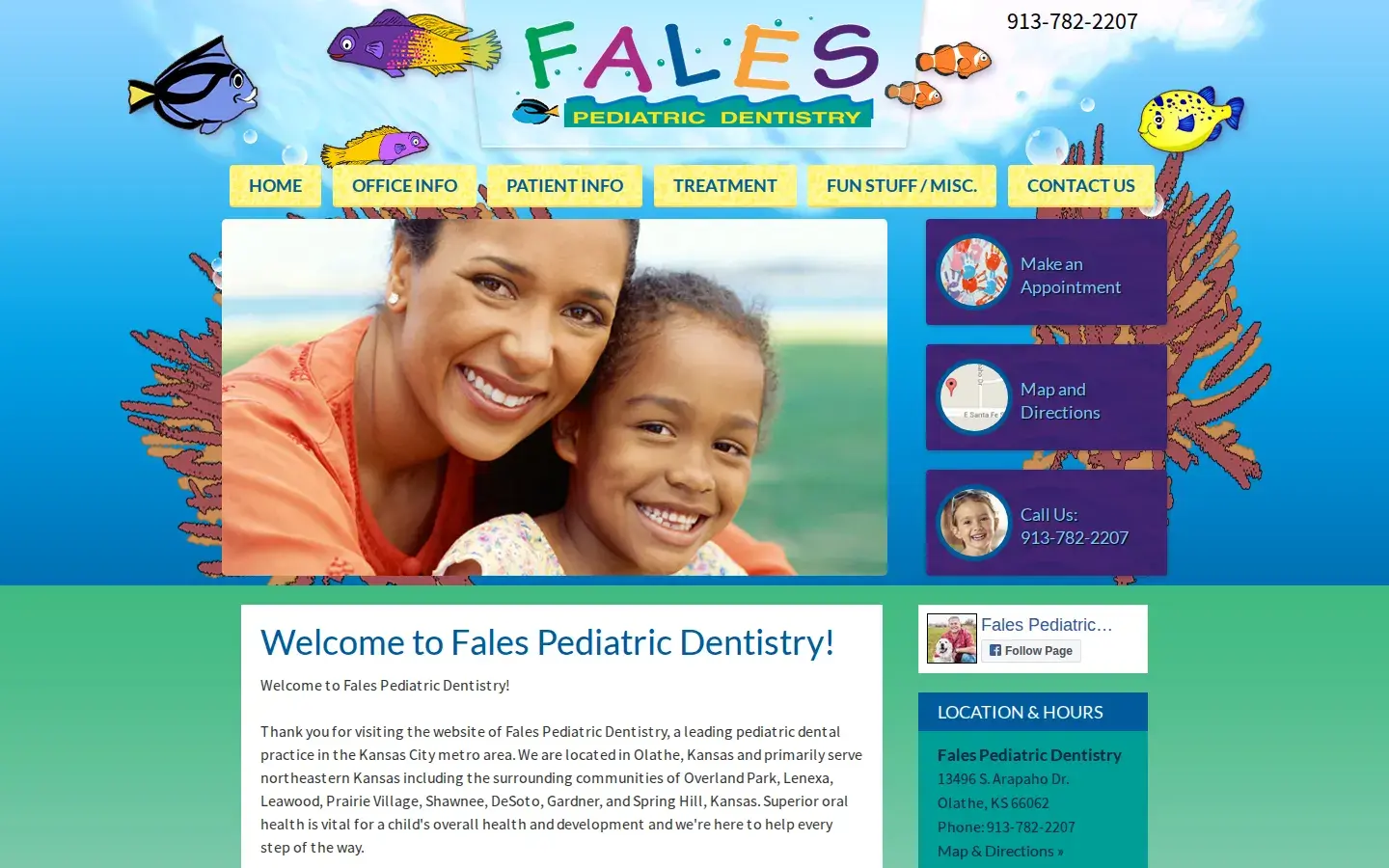 Homepage preview of Fales Pediatric Dentistry PA