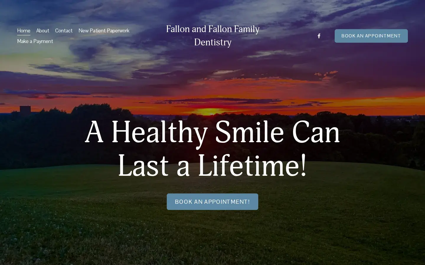 Homepage preview of Fallon & Fallon Family Dentistry