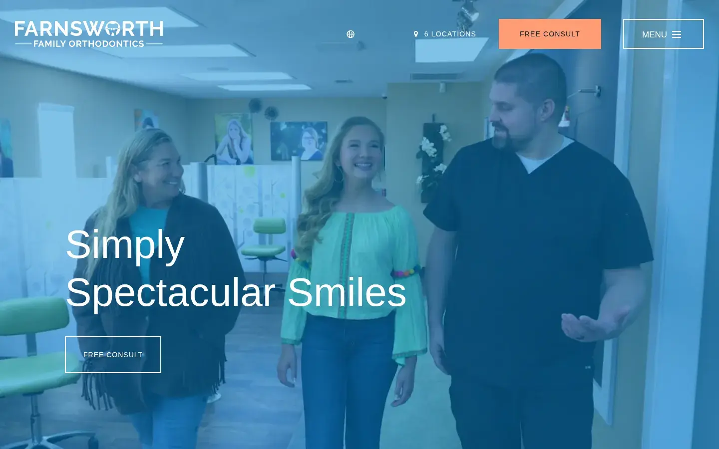 Homepage preview of Farnsworth Family Orthodontics – Lubbock