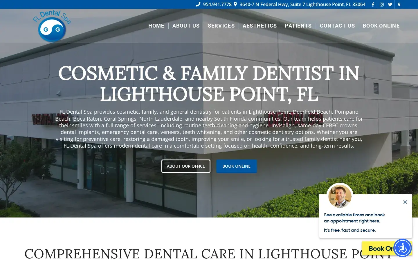 Homepage preview of FL Dental Spa