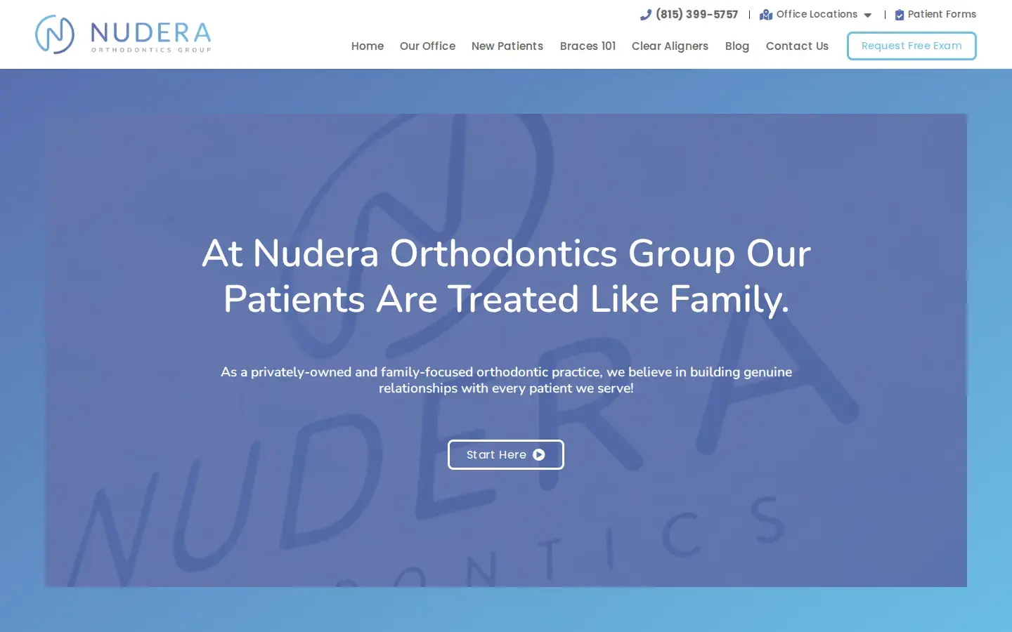 Homepage preview of Flanagan Orthodontics