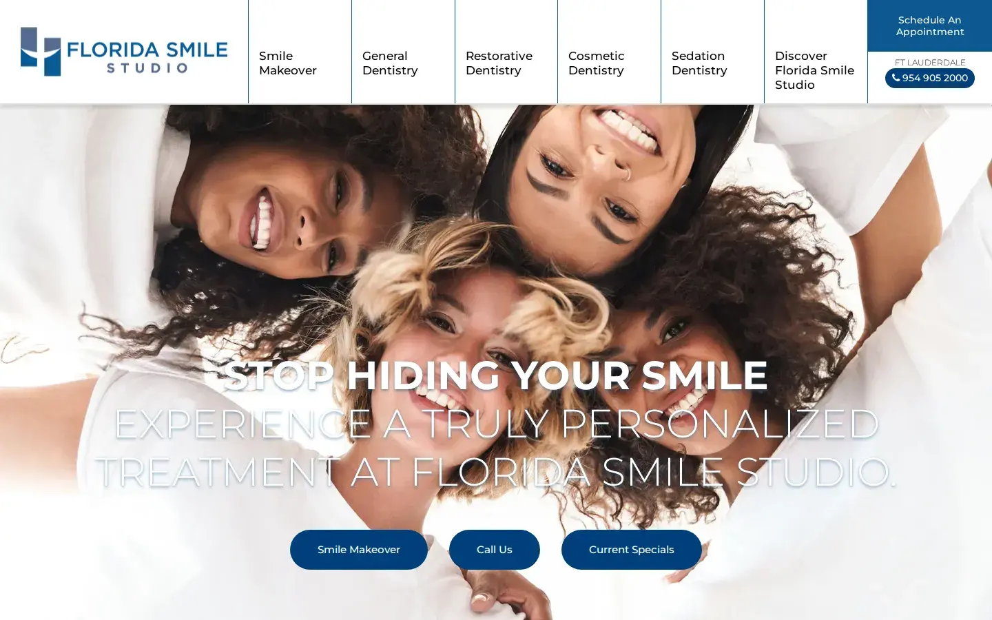 Homepage preview of Florida Smile Studio