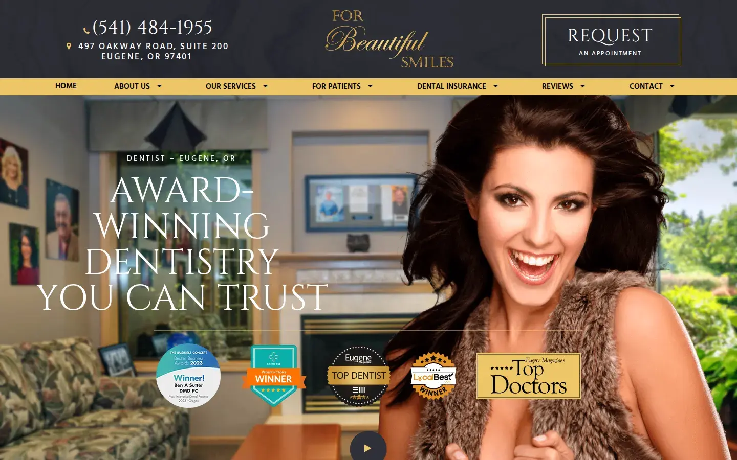 Homepage preview of For Beautiful Smiles
