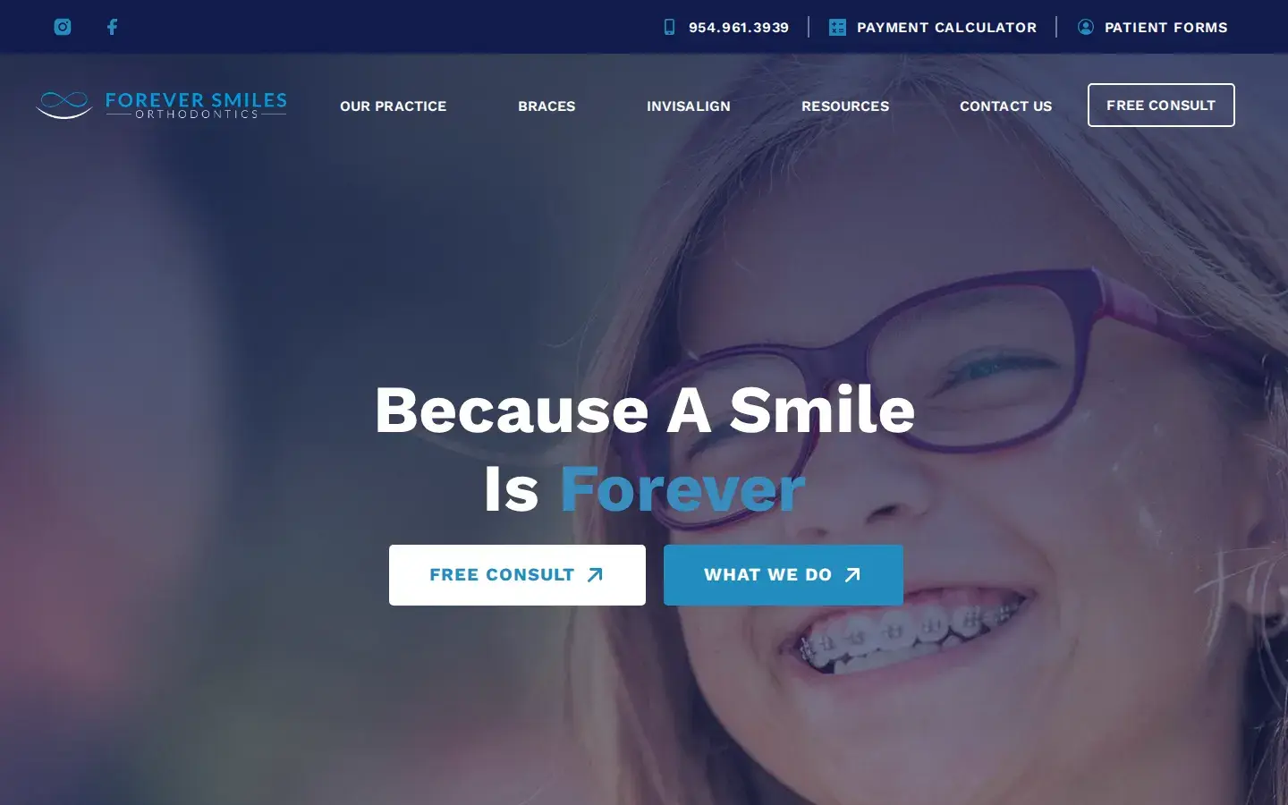 Homepage preview of Forever Smiles Orthodontics