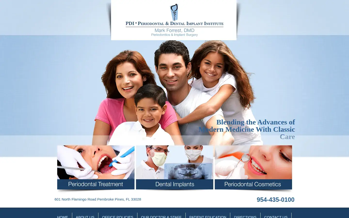 Homepage preview of Forrest Mark, DDS