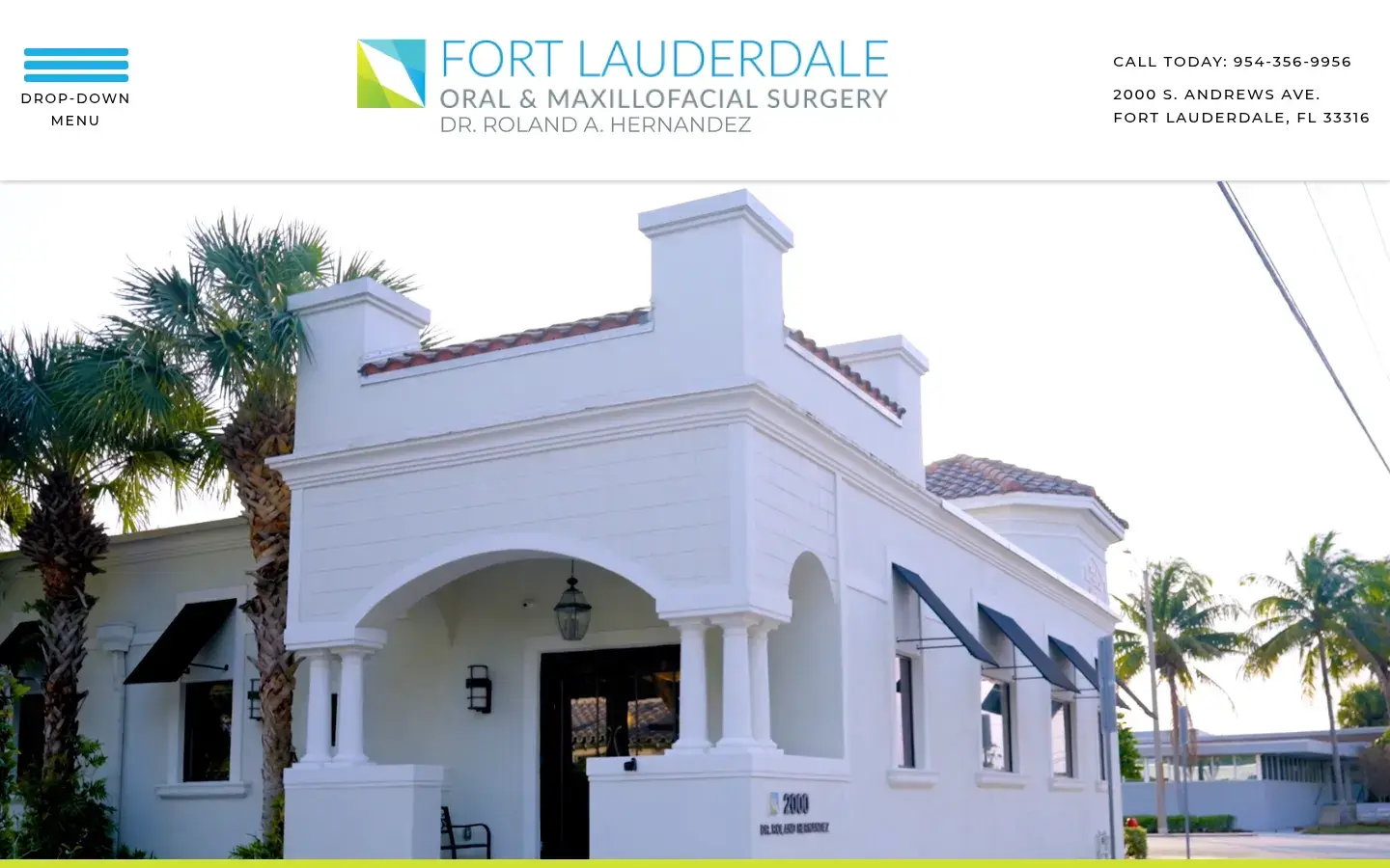 Homepage preview of Fort Lauderdale Oral & Maxillofacial Surgery