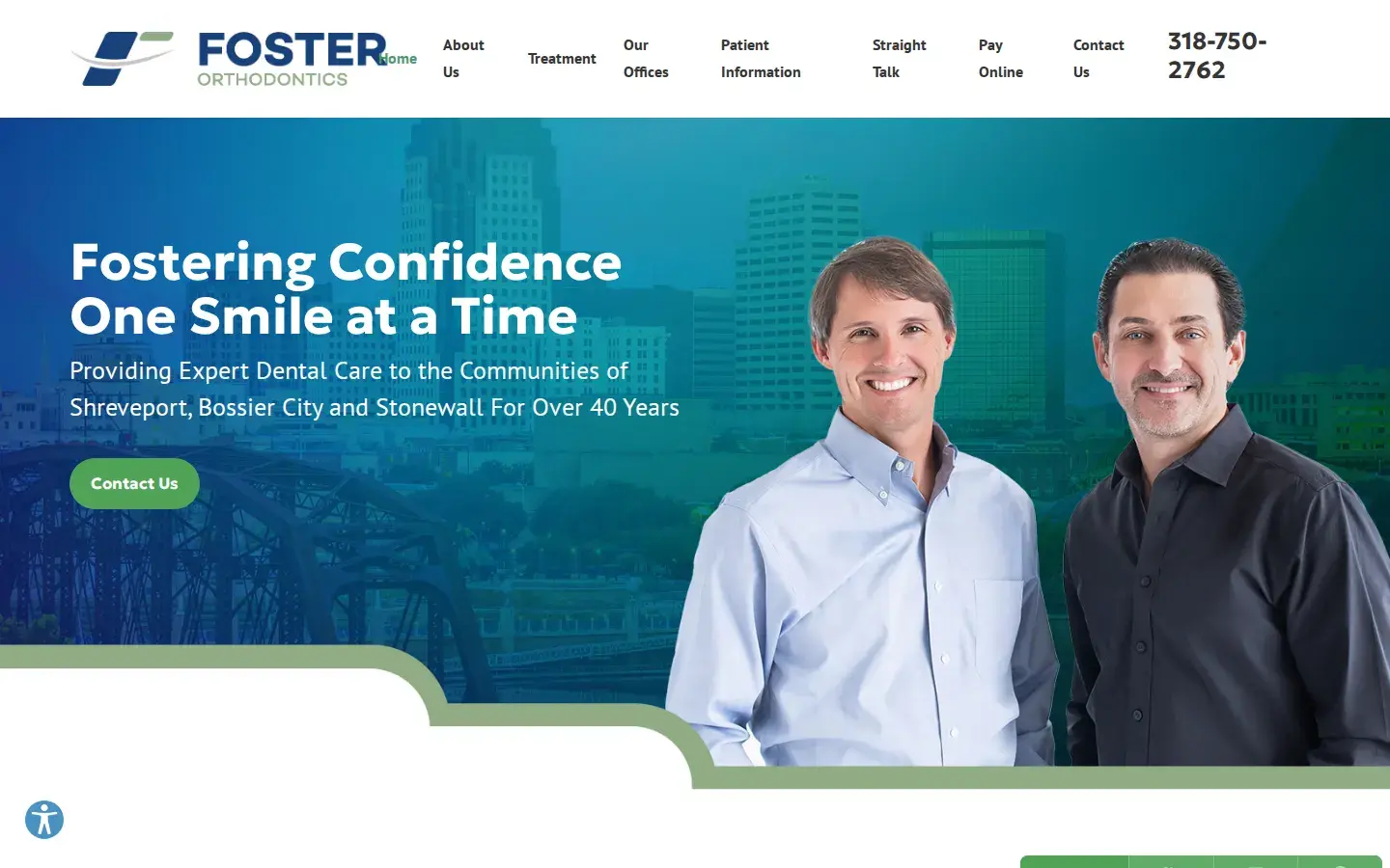 Homepage preview of Foster Orthodontics