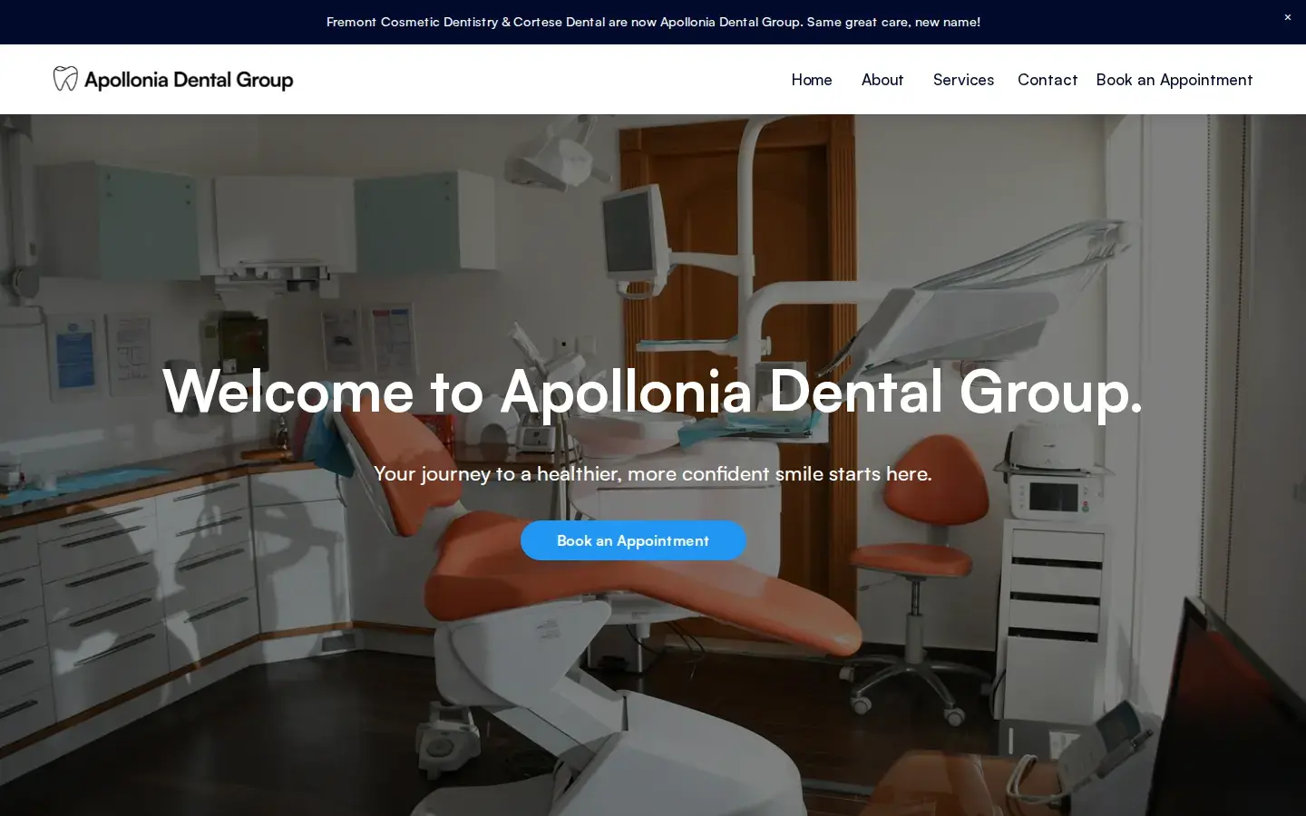 Homepage preview of Fremont Cosmetic Dentistry
