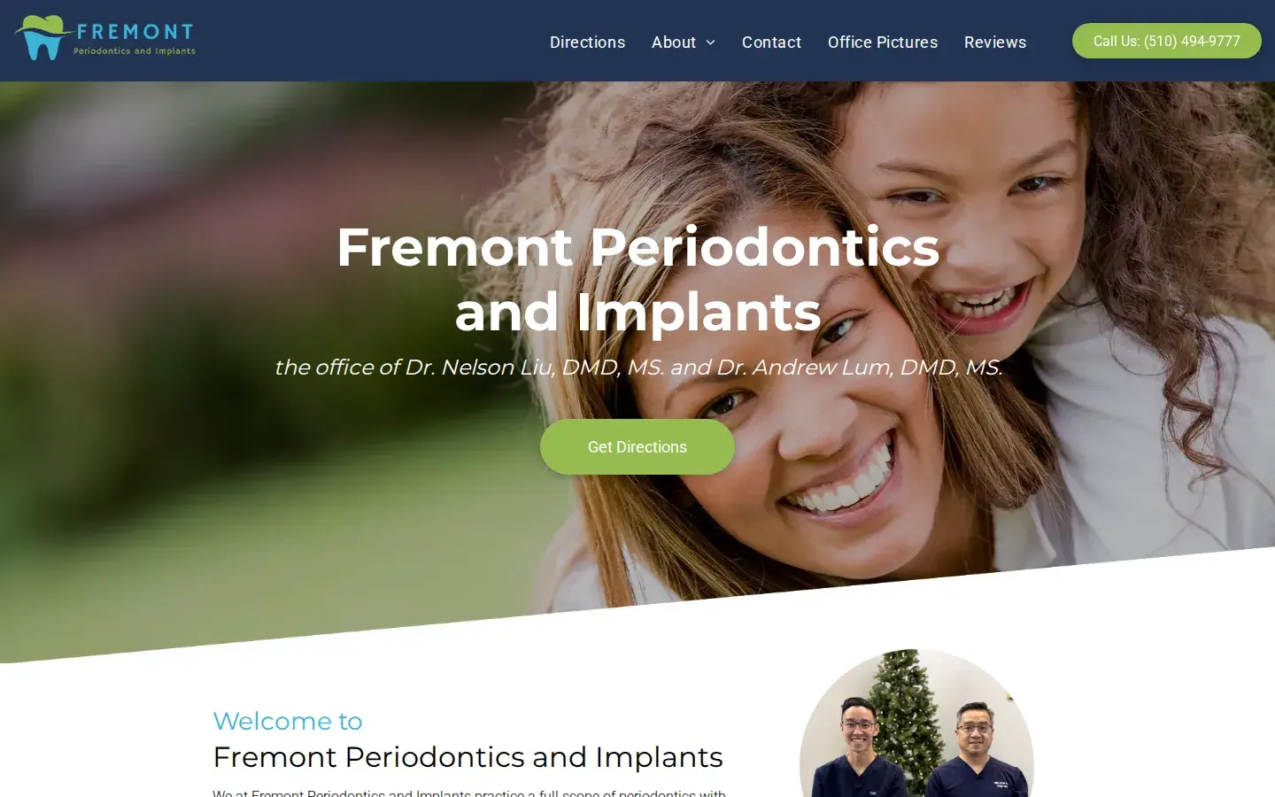 Homepage preview of Fremont Periodontics and Implants