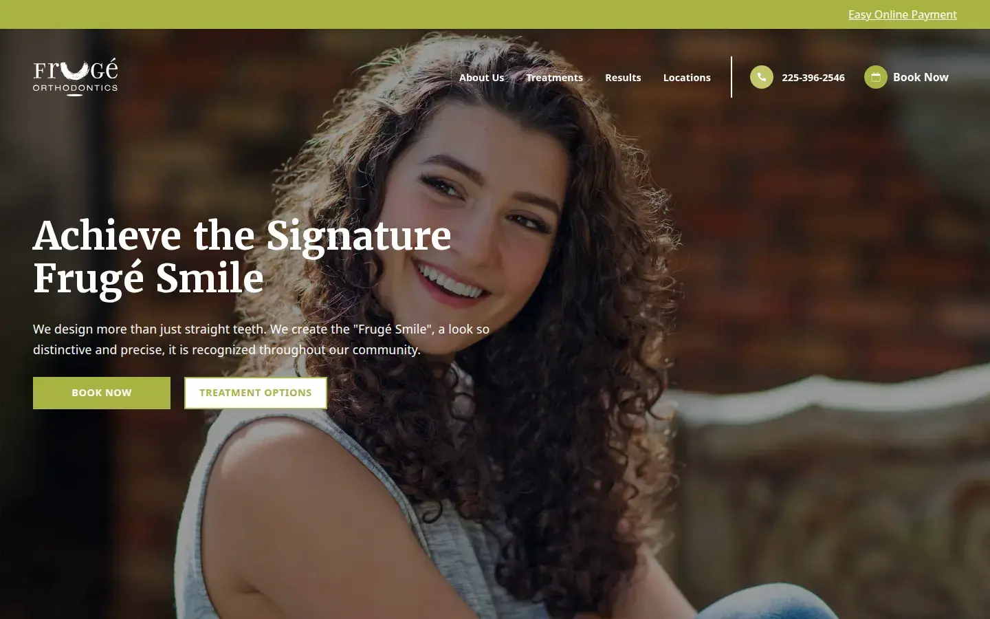 Homepage preview of Frugé Orthodontics